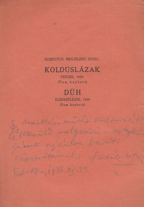 A kültelek - Szabadka (1937)