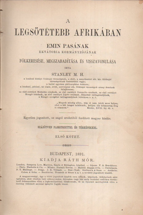 A legsötétebb Afrikában I-II.
