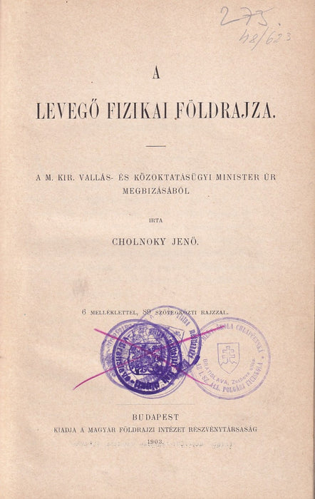 A levegő fizikai földrajza