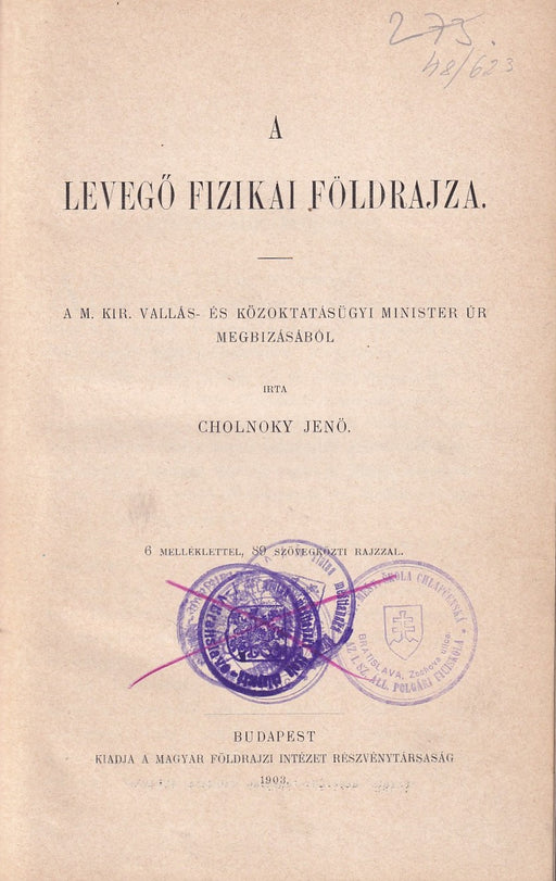 A levegő fizikai földrajza