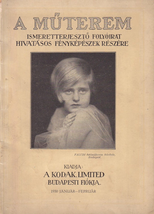 A műterem 1930. január-február