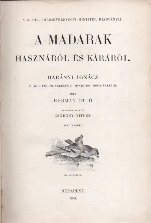 A madarak hasznáról és káráról