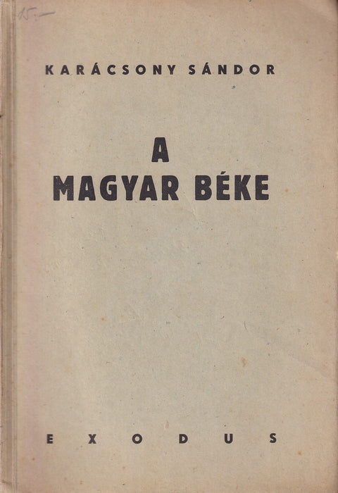 A magyar béke