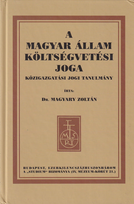 A magyar állam költségvetési joga