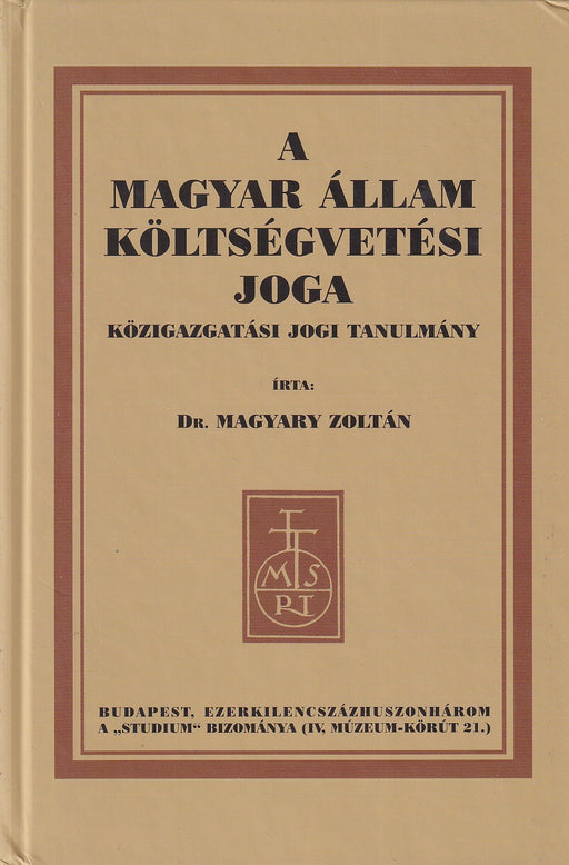 A magyar állam költségvetési joga