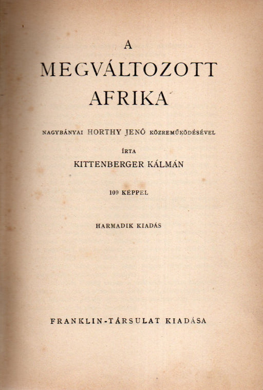 A megváltozott Afrika
