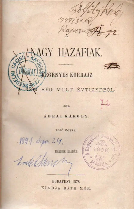A nagy hazafiak I-III.