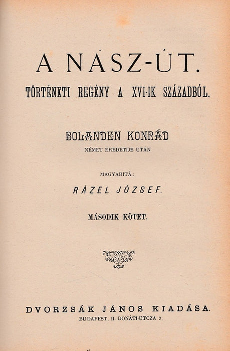 A nász-út I-II.