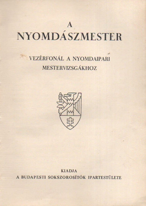 A nyomdászmester