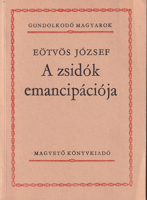  A zsidók emancipációja 