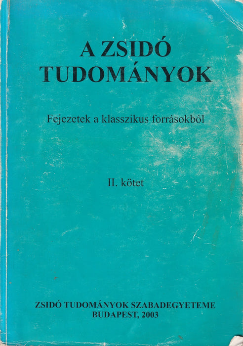 A zsidó tudományok II.