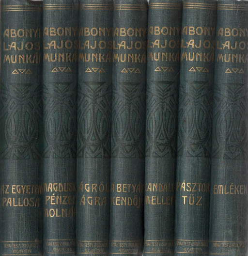 Abonyi Lajos munkái VI., VIII., XIII-XV., XVIII., XX.