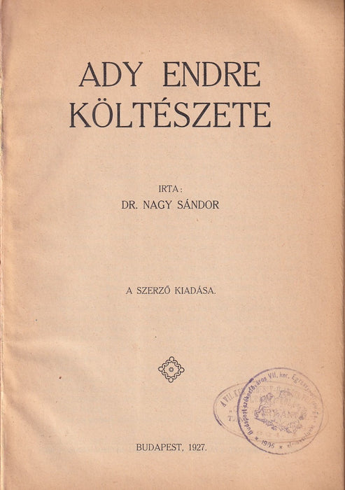 Ady Endre költészete