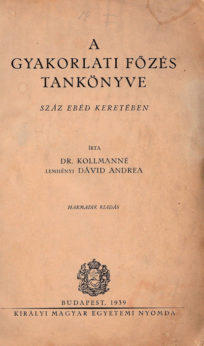 A gyakorlati főzés tankönyve