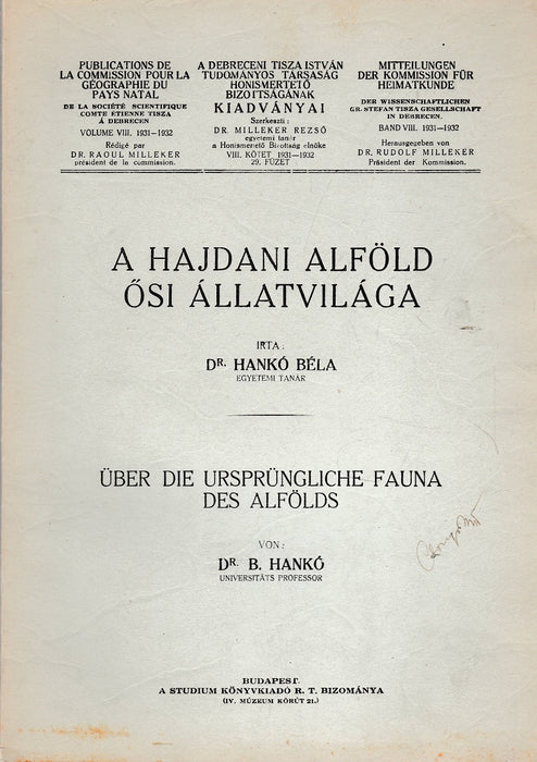 A hajdani Alföld ősi állatvilága