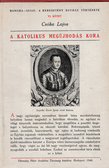 A katolikus megújhodás kora