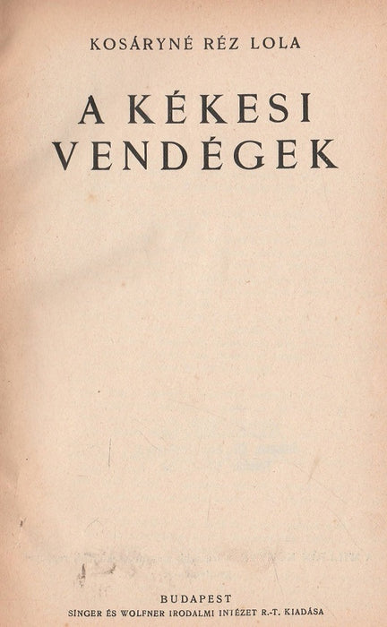 A kékesi vendégek - Béke a földön - Győzelmes Vénusz