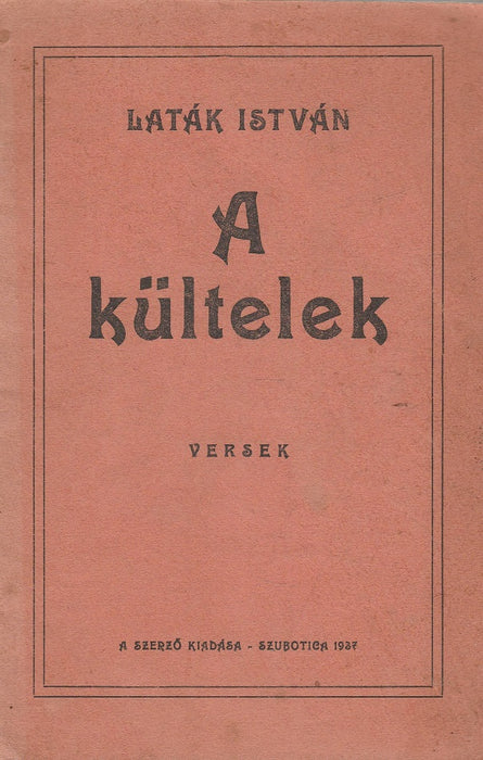 A kültelek - Szabadka (1937)