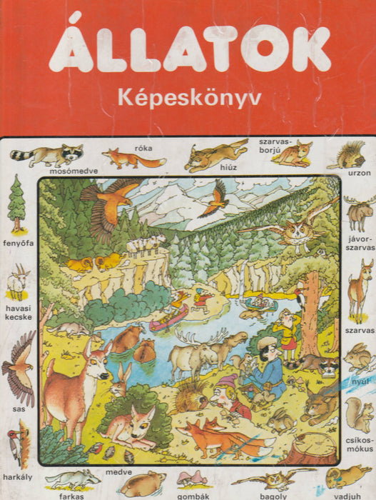 Állatok - Képeskönyv