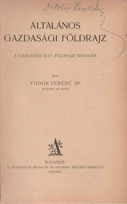 Általános gazdasági földrajz