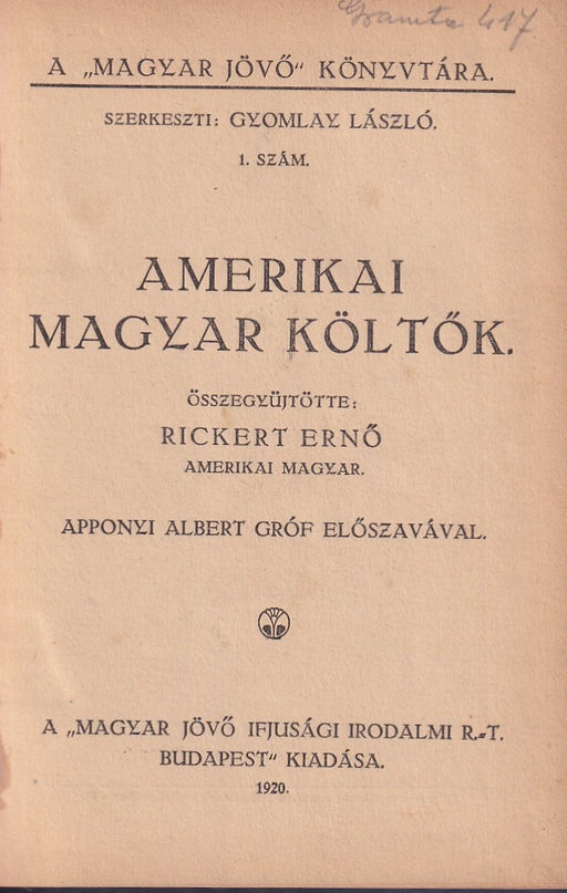 Amerikai magyar költők