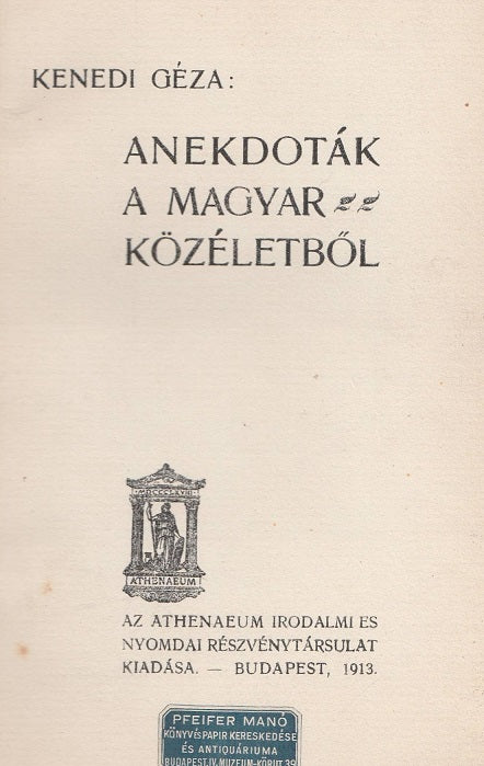 Anekdoták a magyar közéletből