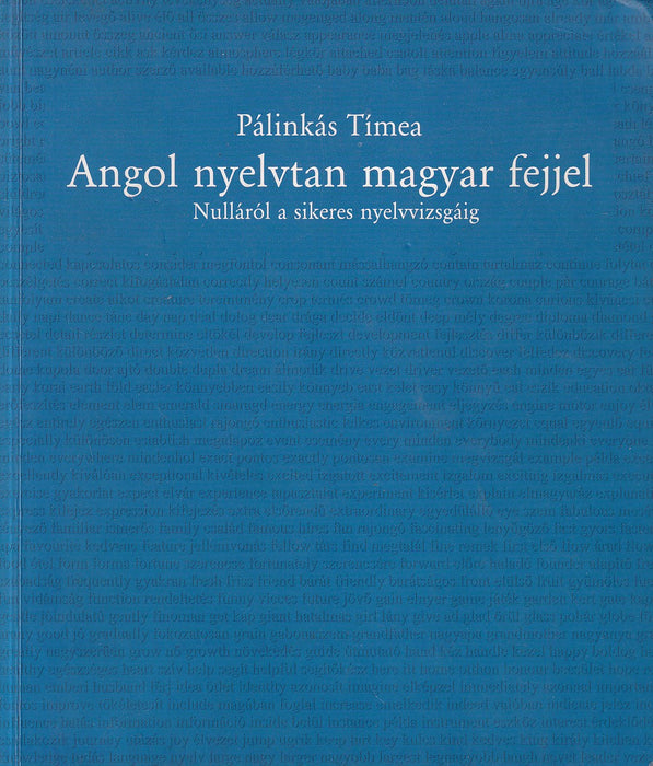 Angol nyelvtan magyar fejjel