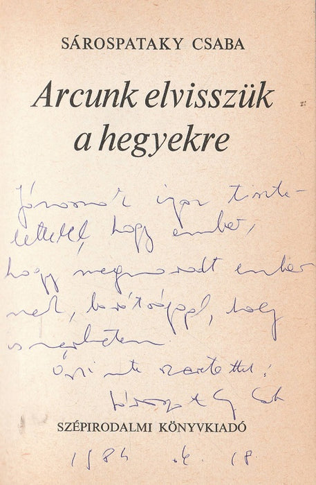 Arcunk elvisszük a hegyekre