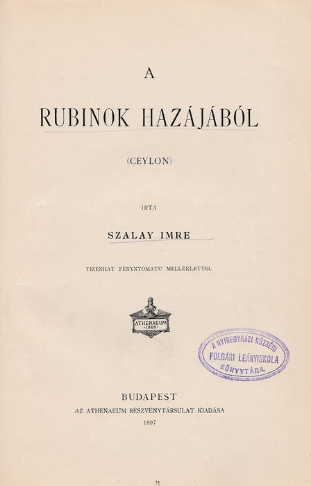 A rubinok hazájából