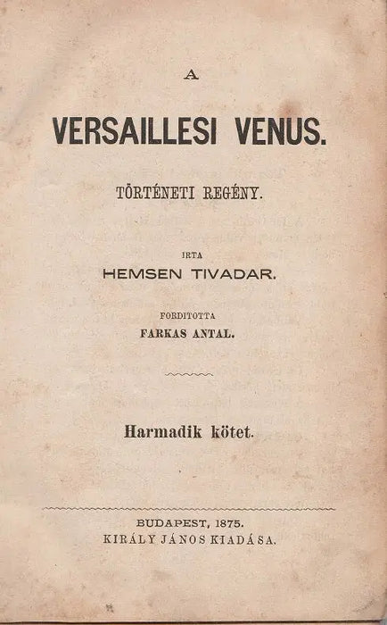 A versaillesi Venus III.