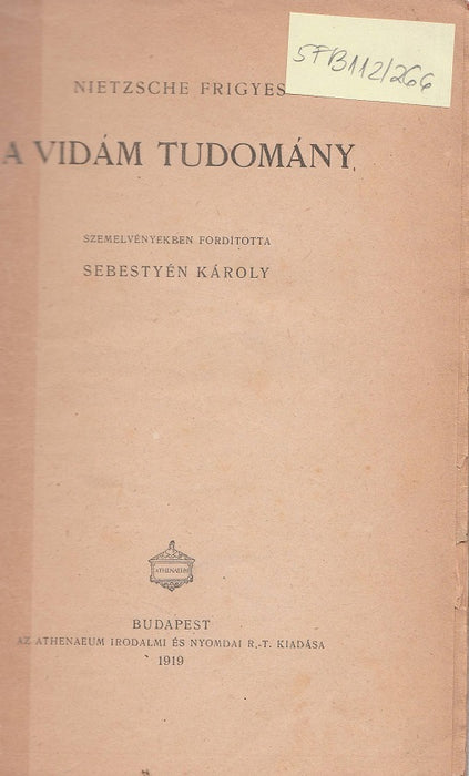 A vidám tudomány