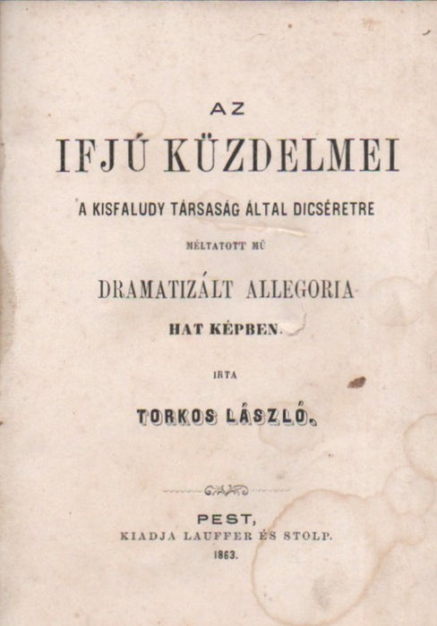 Az ifjú küzdelmei