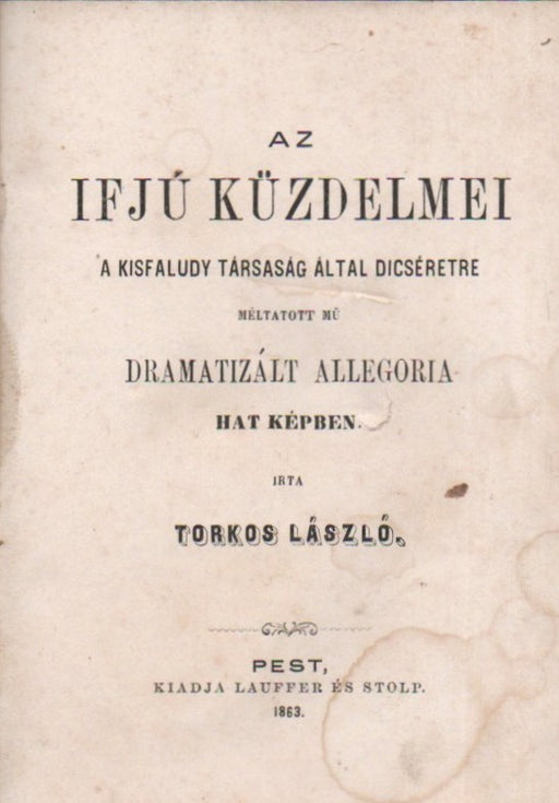 Az ifjú küzdelmei