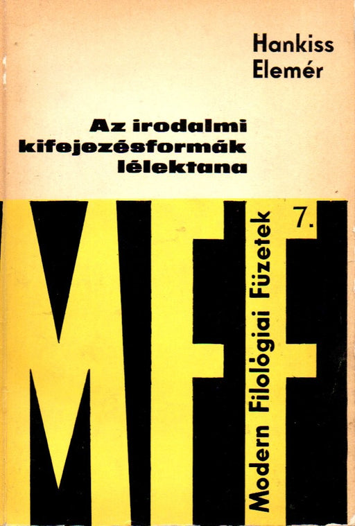 Az irodalmi kifejezésformák lélektana
