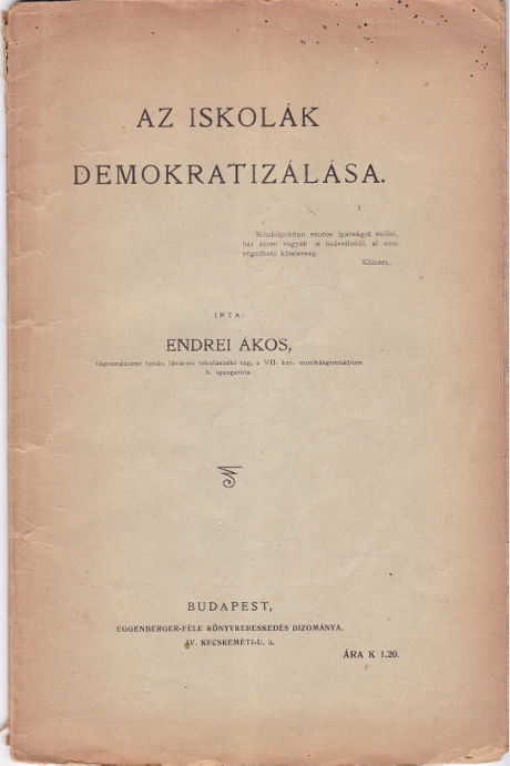 Az iskolák demokratizálása