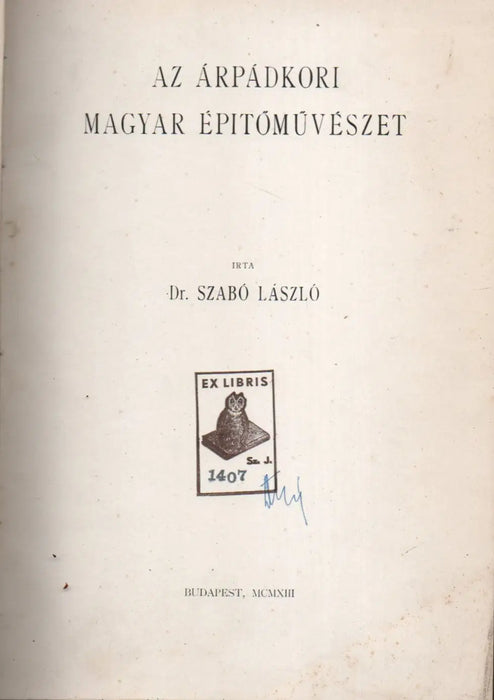 Az árpádkori magyar építőművészet