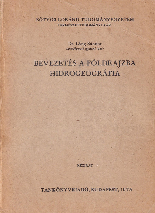 Bevezetés a földrajzba - Hidrogeográfia
