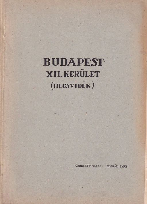 Budapest XII. kerület (Hegyvidék)