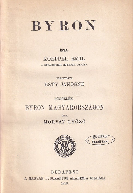 Byron Magyarországon