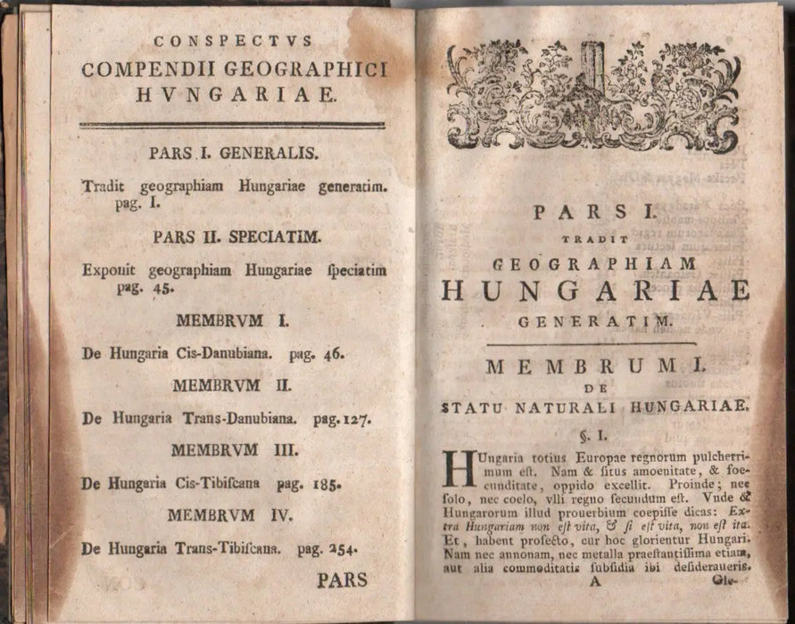 Compendium Hungariae geographicum