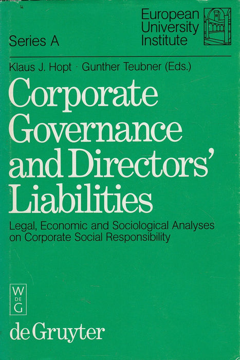 Corporate Governance and Directors' Liabilities