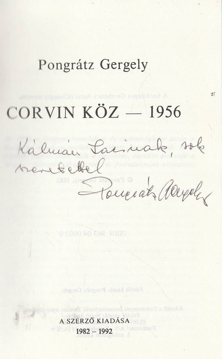Corvin köz - 1956