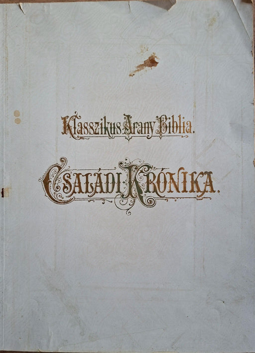 Családi Krónika - A Klasszikus Arany Biblia melléklete
