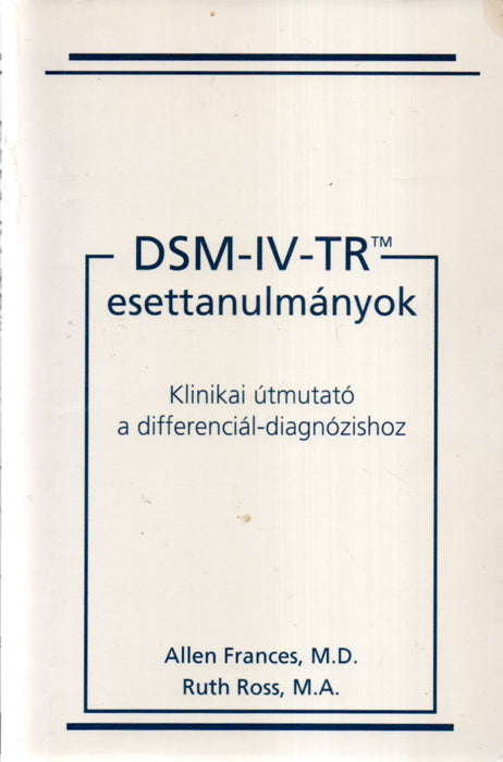 DSM-IV-TR esettanulmányok