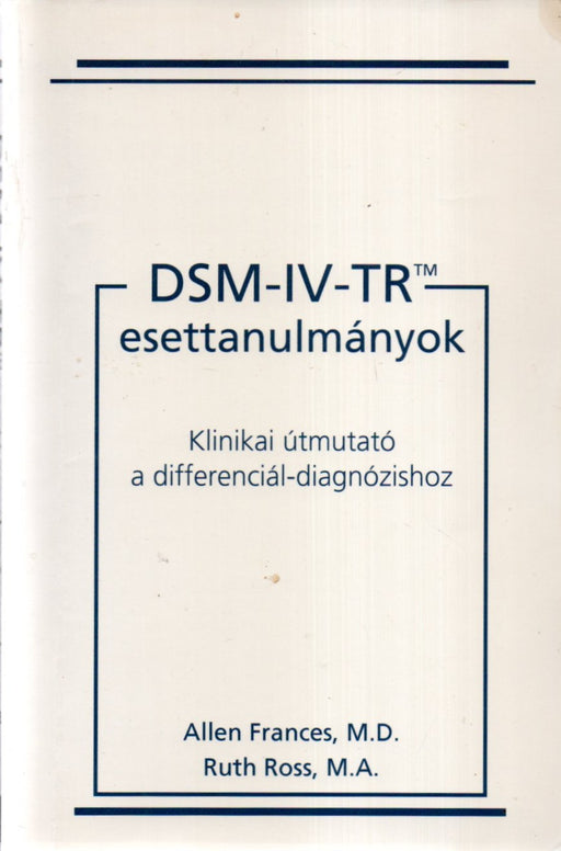 DSM-IV-TR esettanulmányok