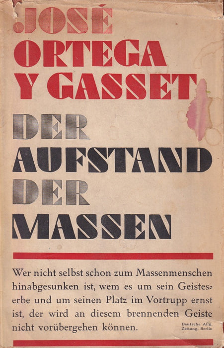 Der Aufstand der Massen
