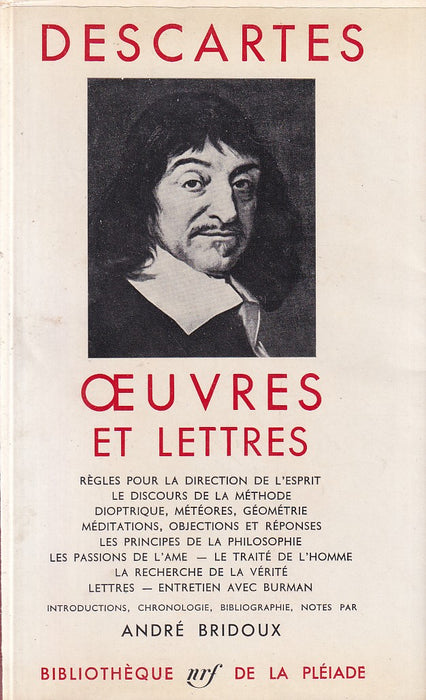 Descartes Oeuvres et letters