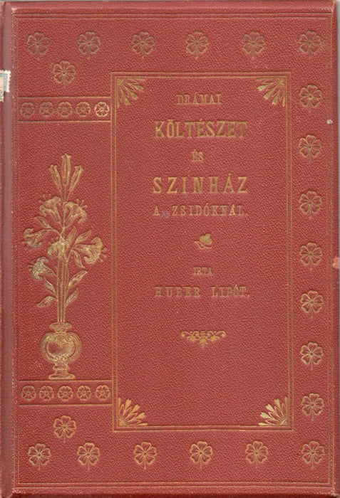 Drámai költészet és színház a zsidóknál