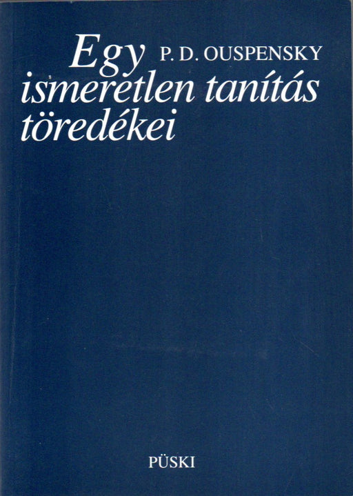 Egy ismeretlen tanítás töredékei