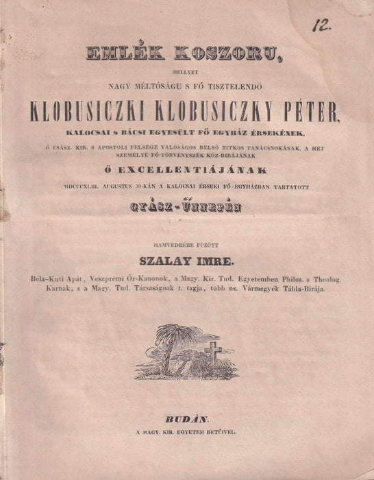 Emlék koszoru